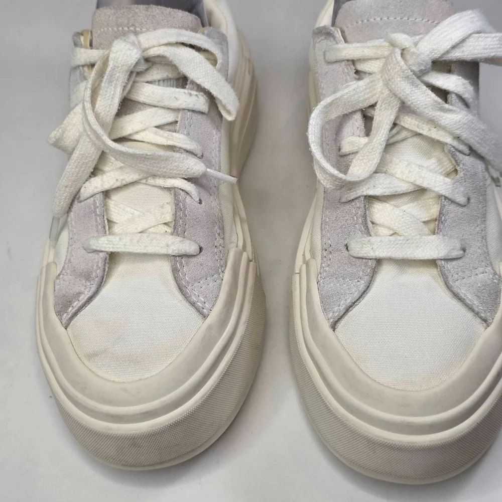 Converse CTAS Cruise OX Sneakers Women's Size 8 Men's 6.5 White Platform Shoes